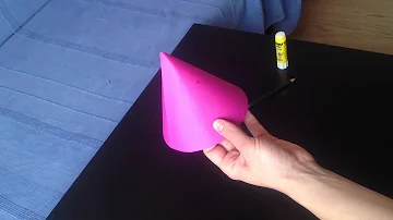 Wie mache ich einen Kegel aus Papier?