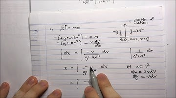 HSC Maths Ext2 - Mechanics - Q13(b) 2012 BOS Trial Exam