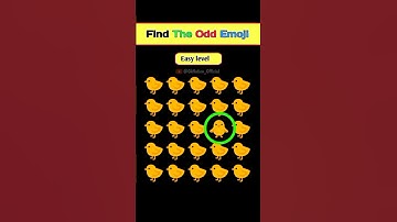 Find The Odd Emoji Out Part 13 | Brain 🧠 Test | IQ Test | #braintest #findemoji #shorts