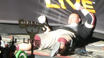 Adam Bishop | 180 kg Log Press FAIL | Europe