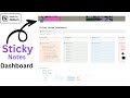 Notion Sticky Notes DashBoard - FREE DOWNLOAD