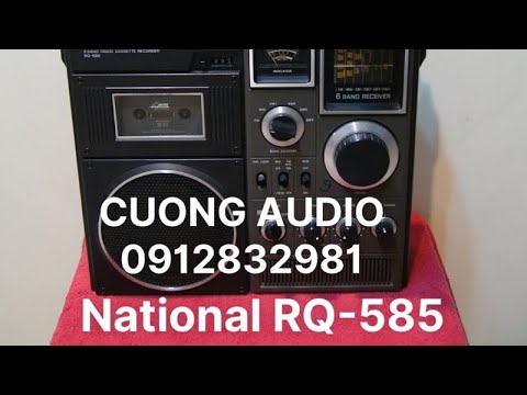 Maintenance of the military NATIONAL RQ 585 cassette playerOriginal goods using 110v