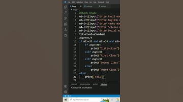 Check Grade Program using Python #shortsfeed #shorts #shortvideo #viral #viralvideo #viralshorts
