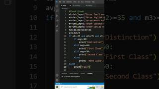 Celebrity Check Grade Program using Python #shortsfeed #shorts #shortvideo #viral #viralvideo #viralshorts Wealth