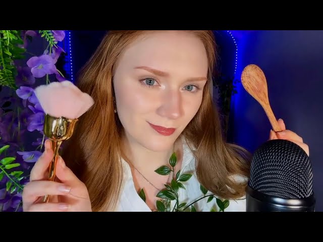 ASMR live 🥰 Spit painting, Plucking, Kisses, Chocolate melt 😴