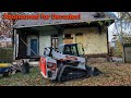 Grading and new porch piers abandoned historic 1800s alley house episode 1
