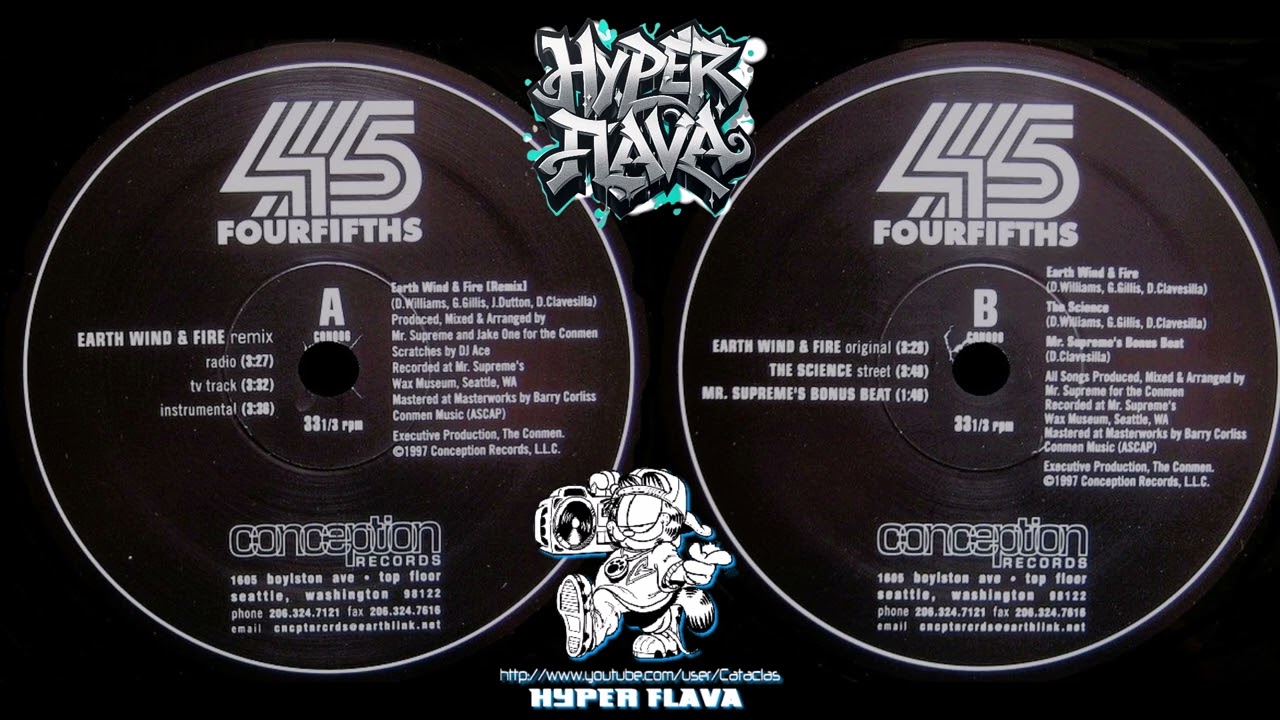 Fourfifths - Earth Wind & Fire / The Science (Full Vinyl, 12