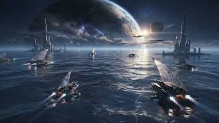 Life in the Future City | 1 Hour Relaxing Sci-Fi Ambient Soundscape (4K)