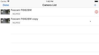 Delete camera from the Camera list- Bernida Cams Viewer app screenshot 3