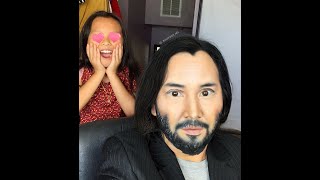 Make-up Transformation into Keanu Reeves