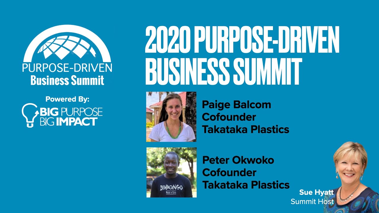 2020 Summit   Paige Balcom and Peter Okwoko, Takataka Plastics