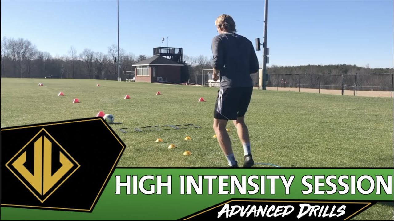 High Intensity Soccer Drills Advanced Session Speed & Agility
