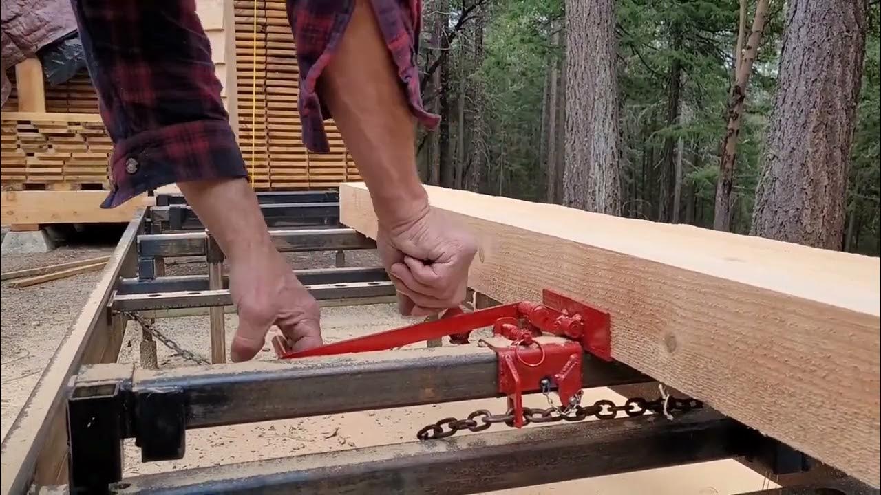 Homemade sawmill Lap siding YouTube