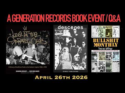 Generation Records Book Event / Q & A - April 26, 2026