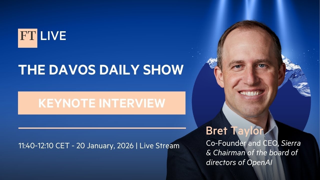 Keynote Interview: Bret Taylor | Davos Daily Show