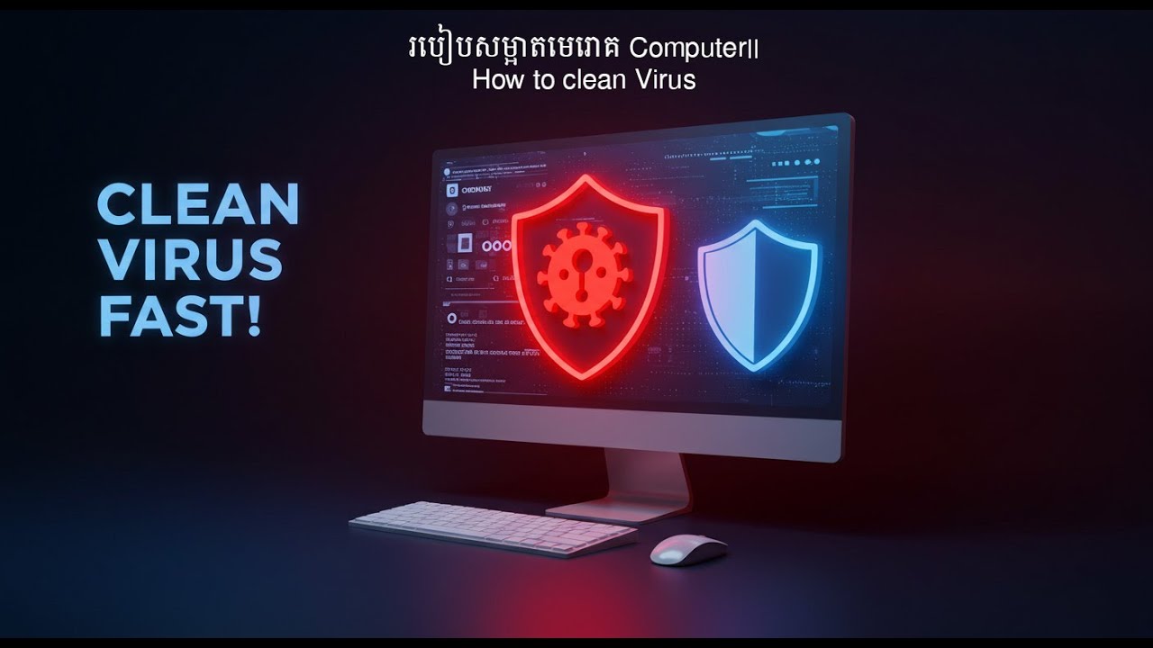 Computer Clean Virus របៀបសម្អាតមេរោគ Computer|| How to clean Virus - YouTube