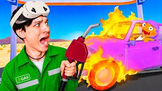 Я СЖЁГ ЗАПРАВКУ В VR 😱