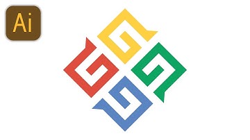 Draw a simple logo (14) (Illustrator Tutorial) — abcinformatic