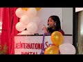 Shrutikirti Verma: Speaking from the heart at Farewell 2026. 🎤" #lis #farewell2026 #school #speech