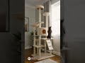 My Cats Live in a Castle Now 👑 (82" XXL Cat Tower Review) #cattree #ad