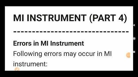 Elect. Meas. Lec 21: MOVING IRON (MI) INSTRUMENT (Part 4)