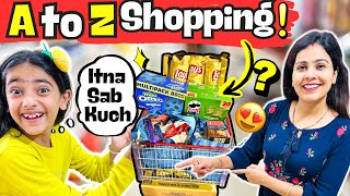 A to Z SHOPPING CHALLENGE🤣in the Budget of 2000/-🤣 Family Challenge🤣| ​⁠​⁠#samayranarula #vlog