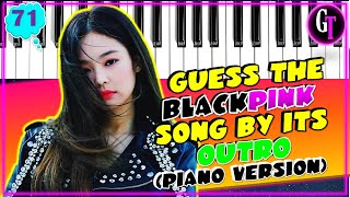 Let's Play BLINK! || GUESS THE BLACKPINK SONG BY ITS OUTRO ( PIANO VERSION) screenshot 1