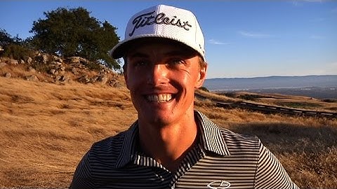 Blayne Barber interview after Round 1 of Stonebrae