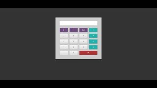 اله حاسبه في 10 دقايق بلغة الجافاسكريبت html css javascript (Calculator) screenshot 3