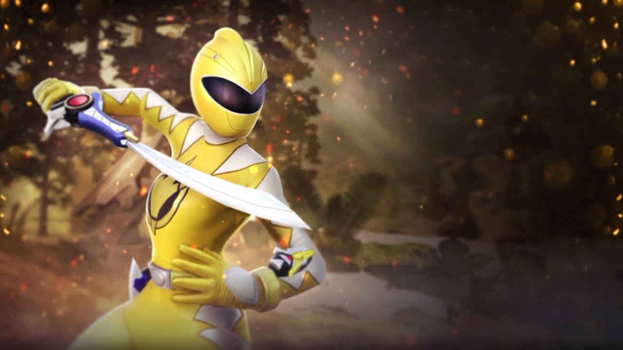 Dino Thunder Power up! Yellow Ranger! #powerrangers #powerrangersdinothunder #gaming #fyp 