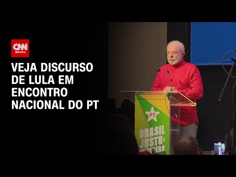 Lula discursa em encontro nacional do PT | AGORA CNN