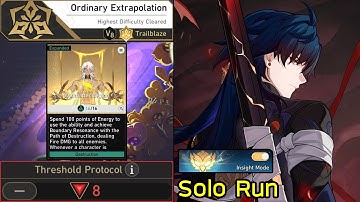 Blade Solo Run | Ordinary Protocol 8 Divergent Universe
