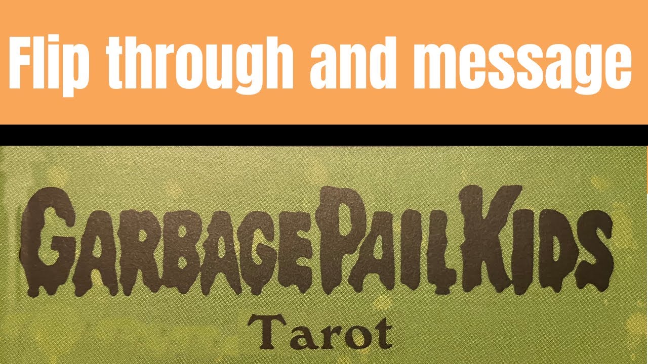 Garbage Pail Kids tarot: Miran Kim/Minerva Siegel--A message for the month of May!