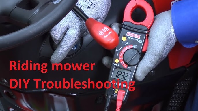 Craftsman lawn mower key start troubleshooting steps