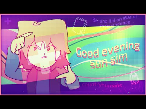 ☀️ Good Evening Sun Sim - Animation Meme | Countryhumans (Battle of Solferino, Red Cross 🇨🇭🇮🇹🇫🇷🇦🇹)