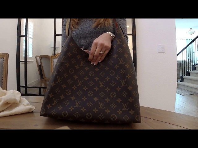 Authentic Louis Vuitton Flower Hobo Bag