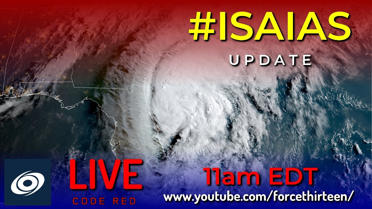 Isaias To Make Landfall Tonight - Hurricane Season Live Coverage - YouTube