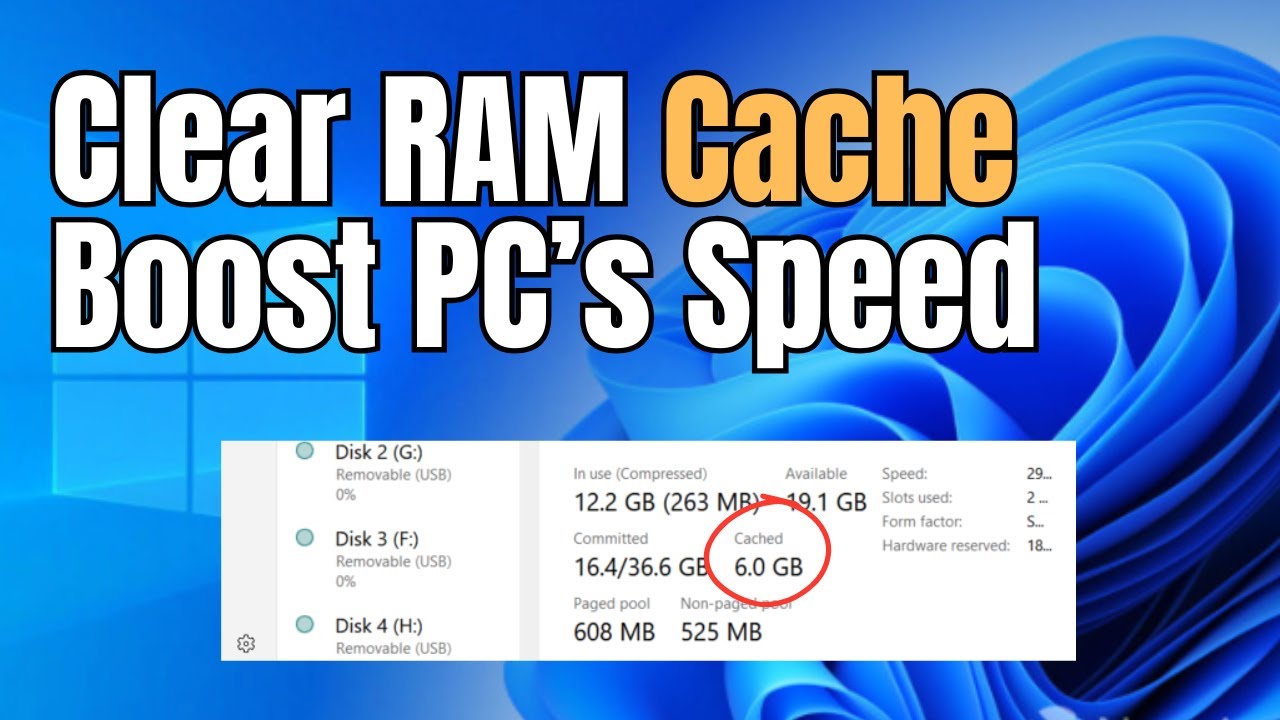 Speed Up Your PC: Clear RAM Cache in Windows 10/11 - YouTube