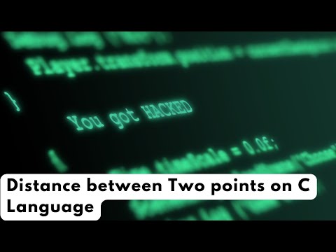 Exercise Seven Find Distance between Two points on C Language