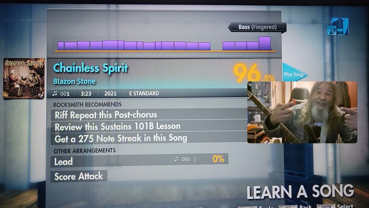 Blazon Stone Chainless Spirit Bass Tab Rocksmith CDLC