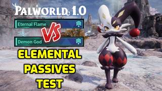 Palworld Elemental Vs Attack Power Party Raid Army Tested