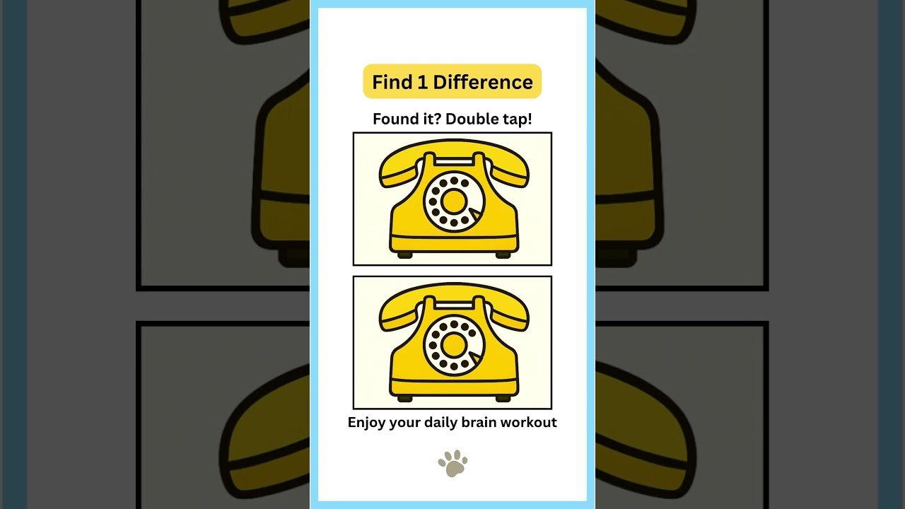 Only 5 Can Find The Difference
