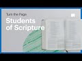 Turn the Page: Students of Scripture
