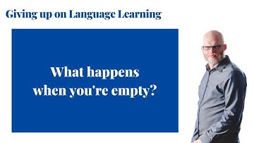 Taking a Break from Language Learning