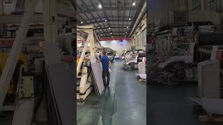 4mm FR (fire resistant ) Gold Brushed Aluminium Composite Panels #aluminumcompositepanel #shorts