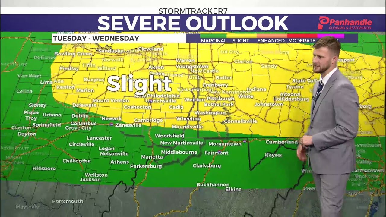 Storm chances return this evening - YouTube