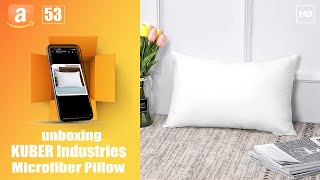 KUBER Industries | Soft | Microfiber | White | Pillow | Unboxing and Review | Garry FA, We Make Sure screenshot 5