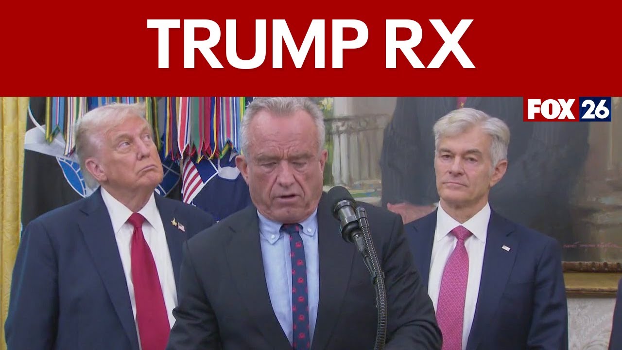 Trump Rx Logo Trump RX: New direct to consumer drug plan - YouTube