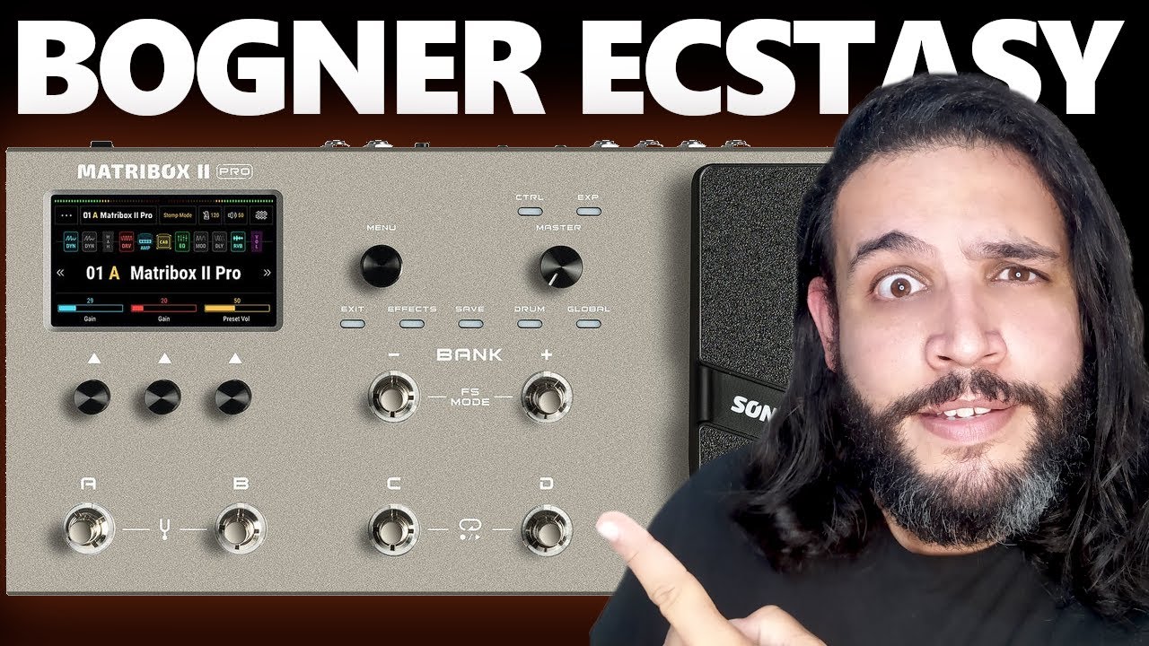 Timbre INSANO com o Bogner Ecstasy Blue na Matribox 2 Pro! (modo Stomp configurado)