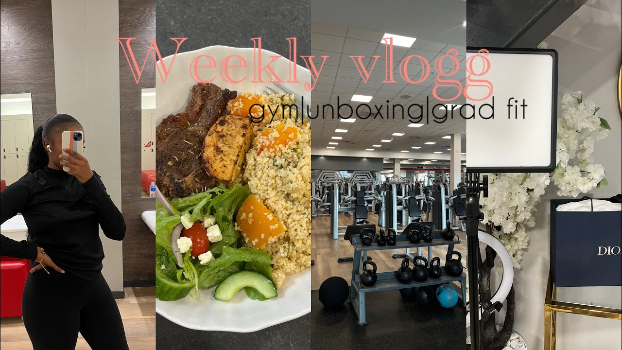 |еженедельный видеоблог|распаковка|тренажерный зал|выпускной костюм|южноафриканский ютубер